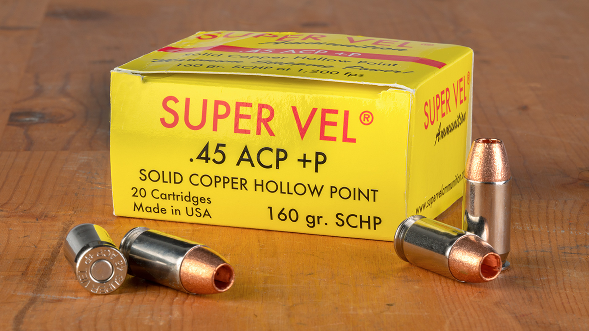 box of Super Vel ammo