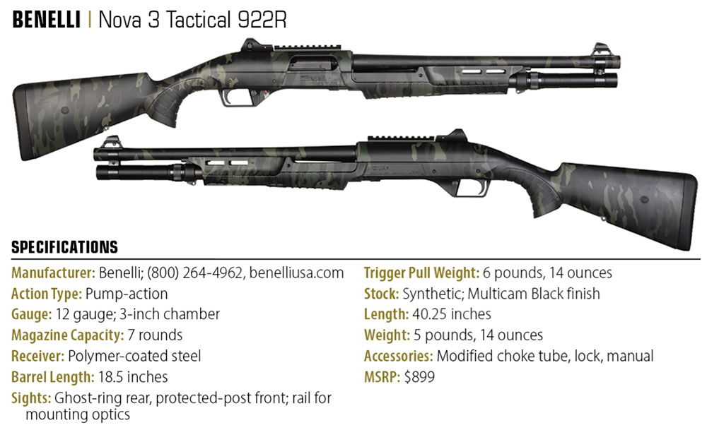 Benelli Nova 3 Tactical Shotgun specs