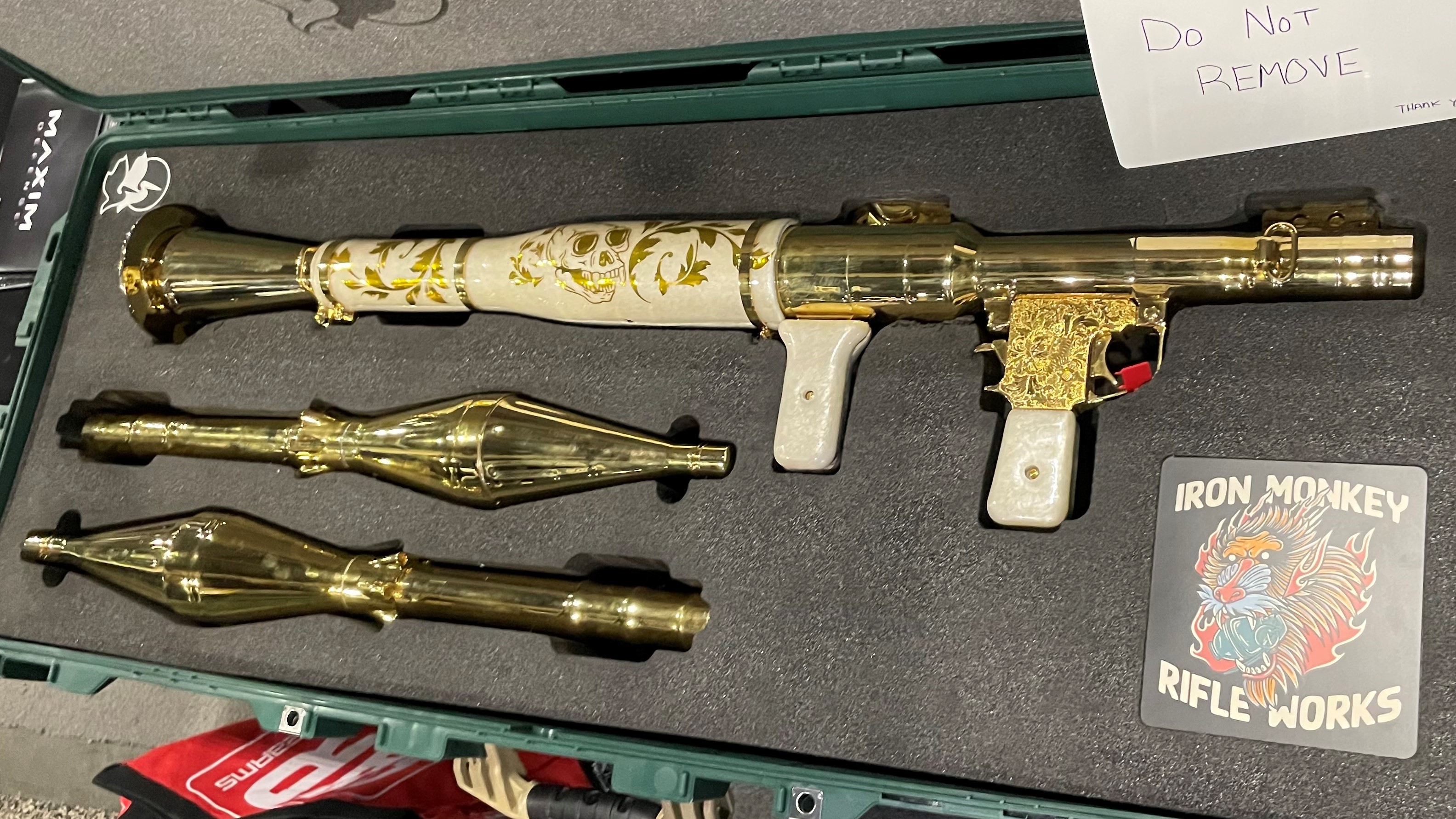 Gold-plated RPG-7