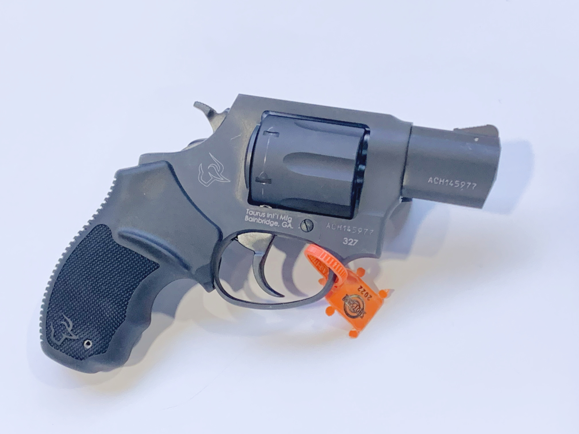 Taurus revolver facing right
