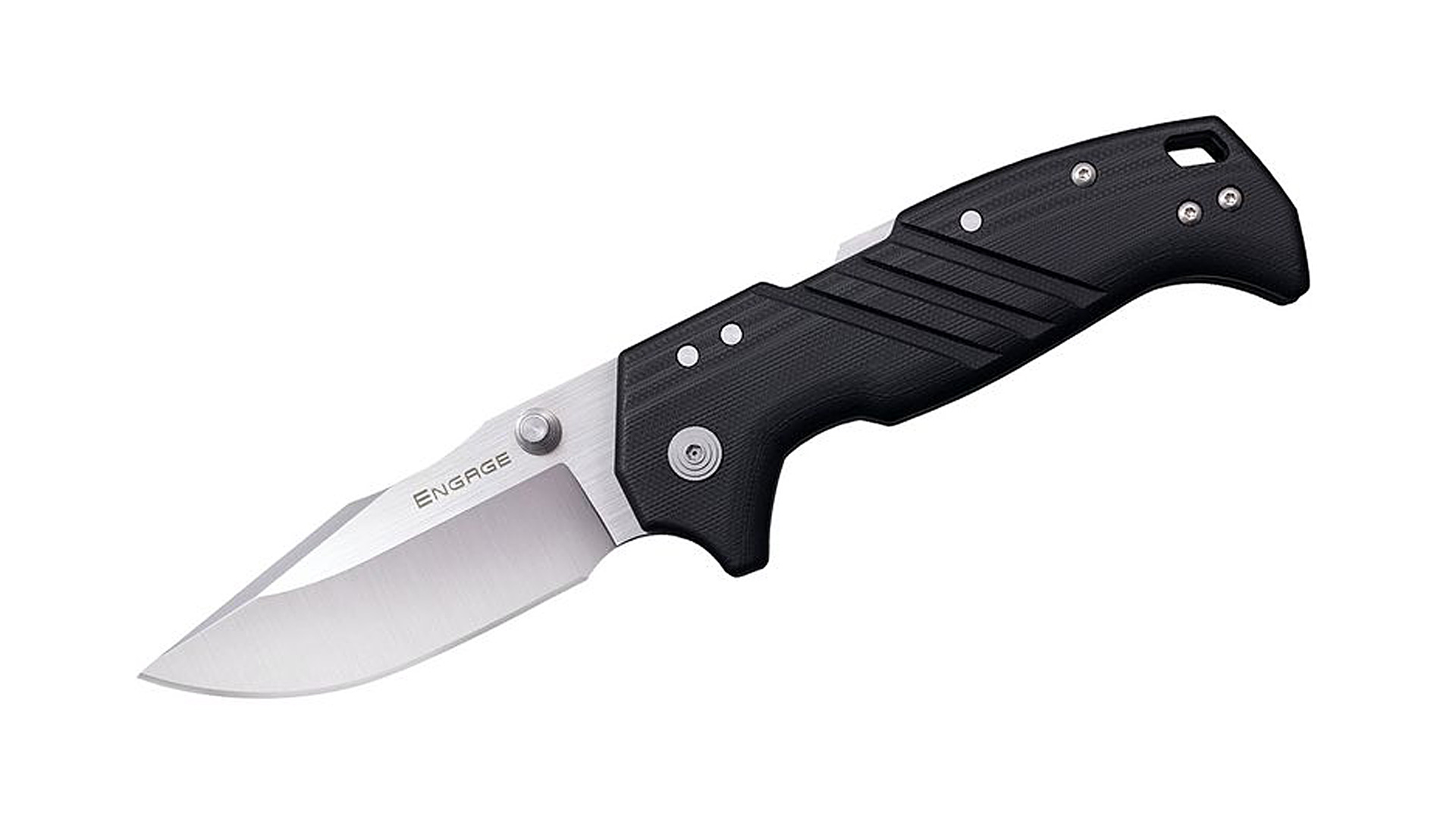 Cold Steel 3 Engage Clip Point AUS10A Folding Knife - Black