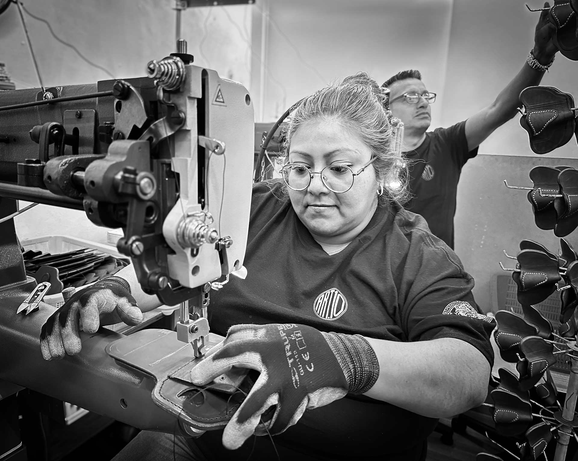 Sewing the holster