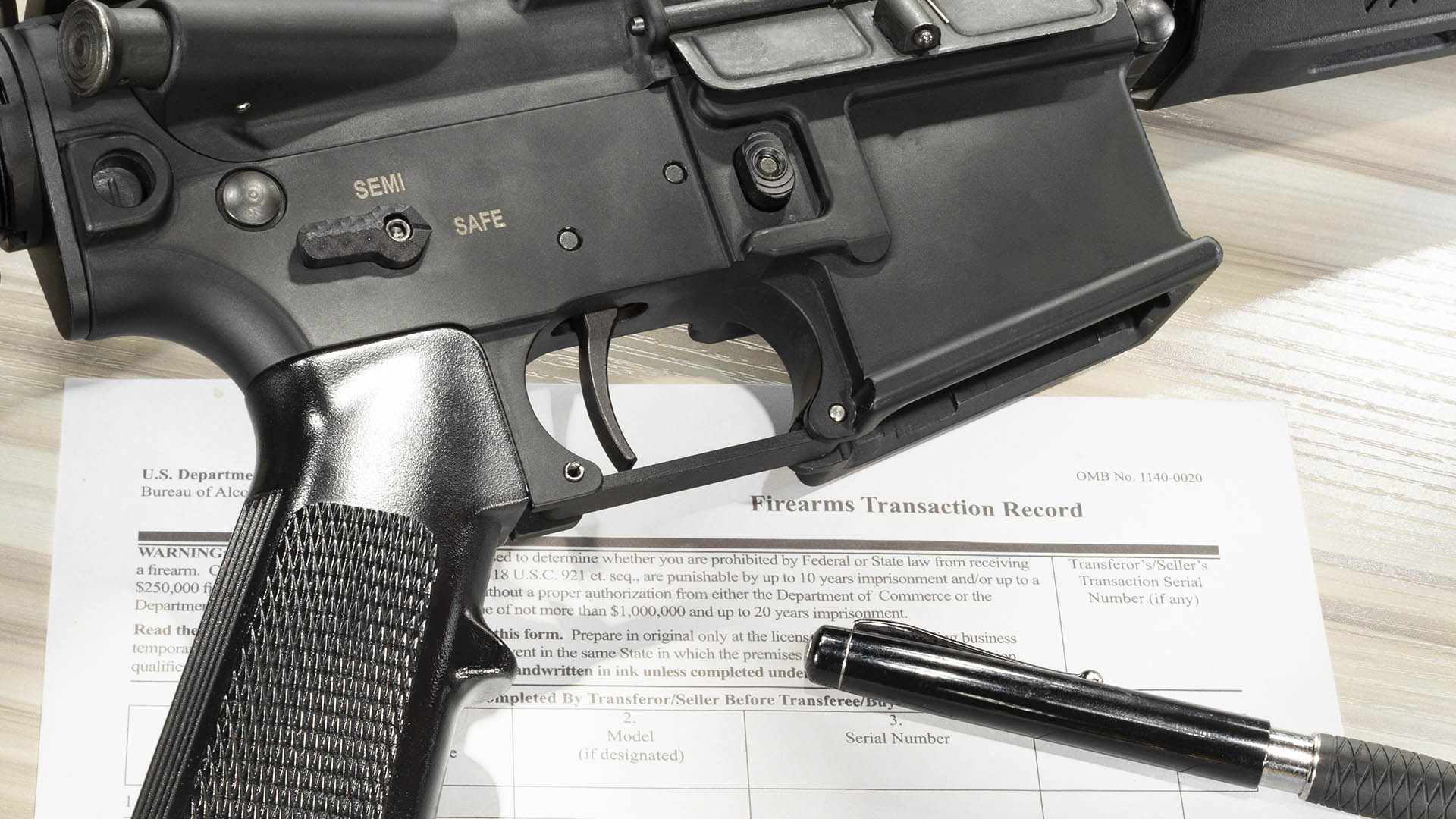 firearm on federal form
