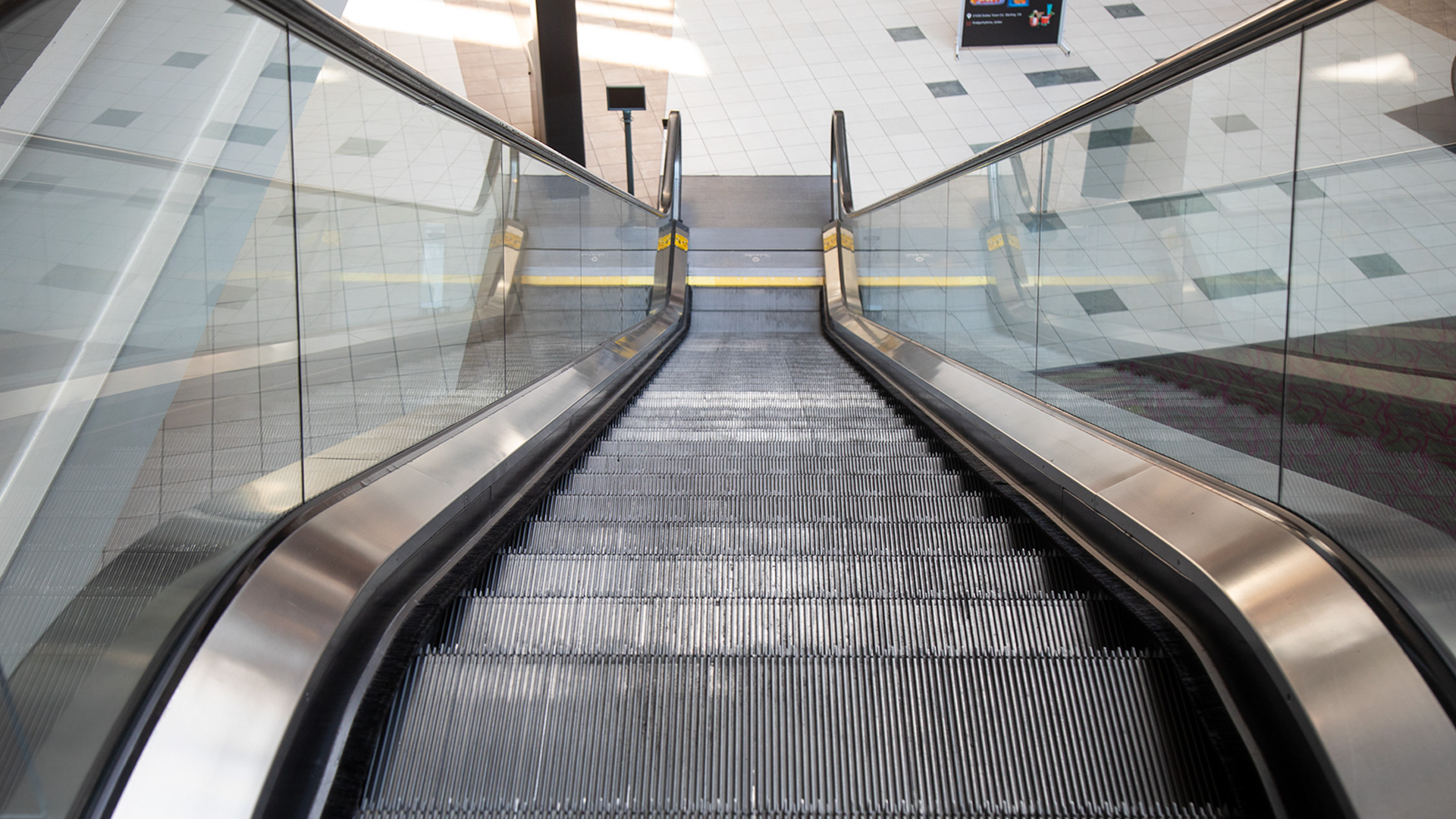 escalator steps