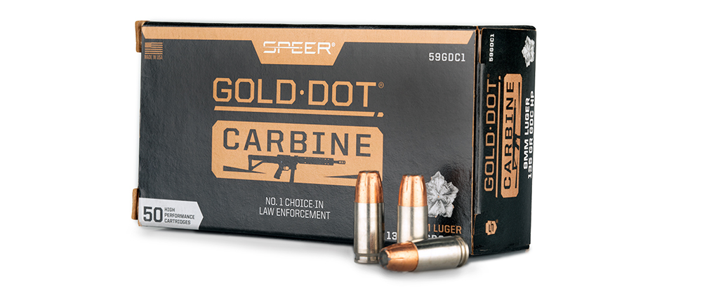 Speer Gold-Dot for Pistol-Caliber Carbines