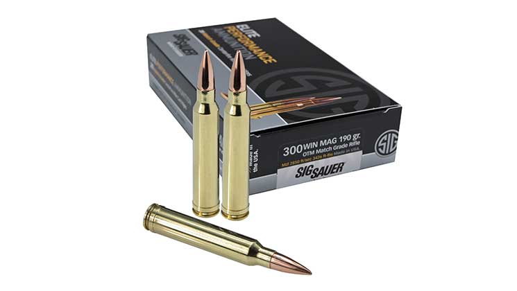 SIG Sauer Adds 300 Win. Mag. to Match Grade Elite Performance Ammo | An ...