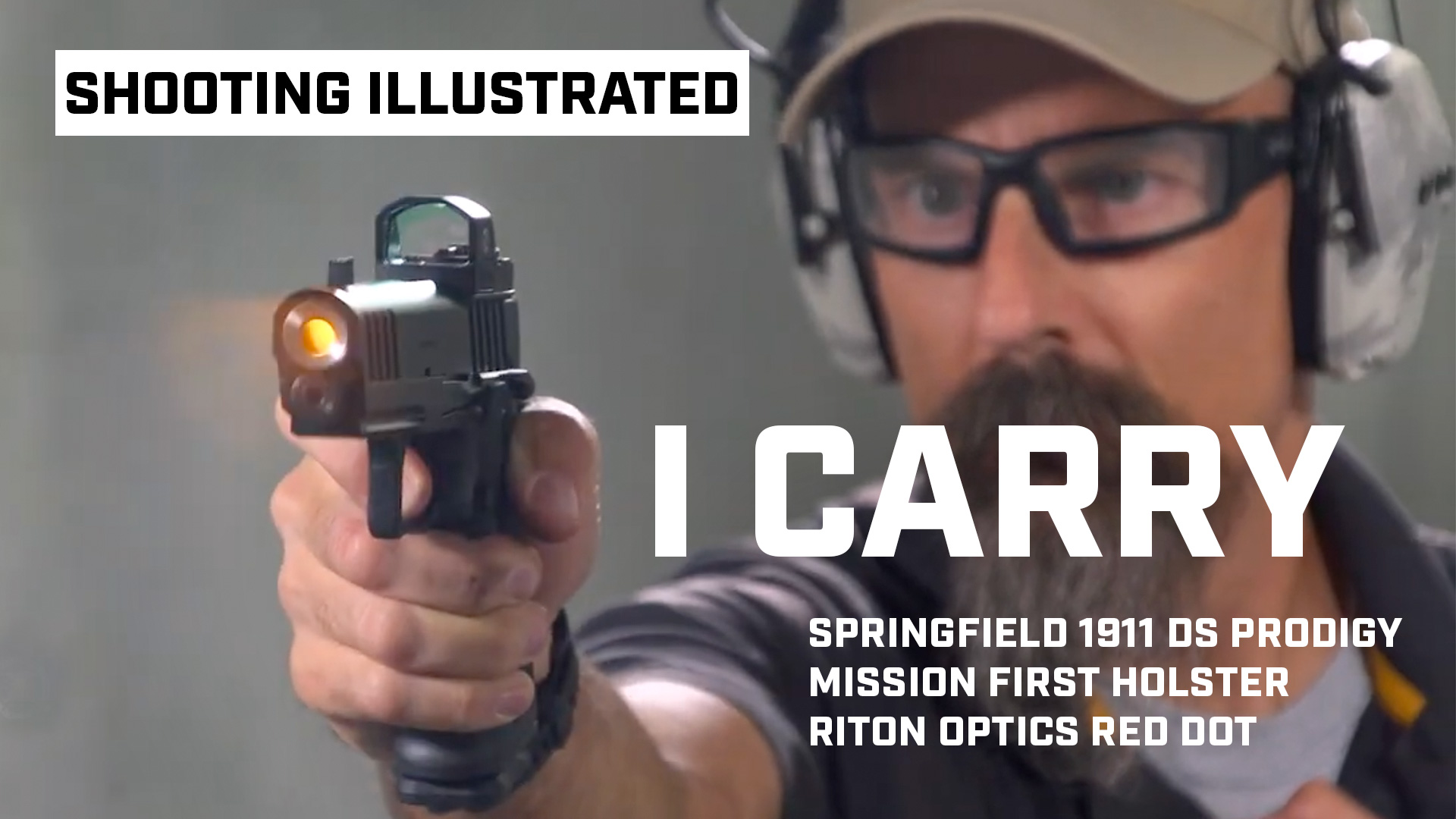 I Carry: Springfield Armory 1911 DS Prodigy Comp AOS Pistol in a Mission First Tactical Holster