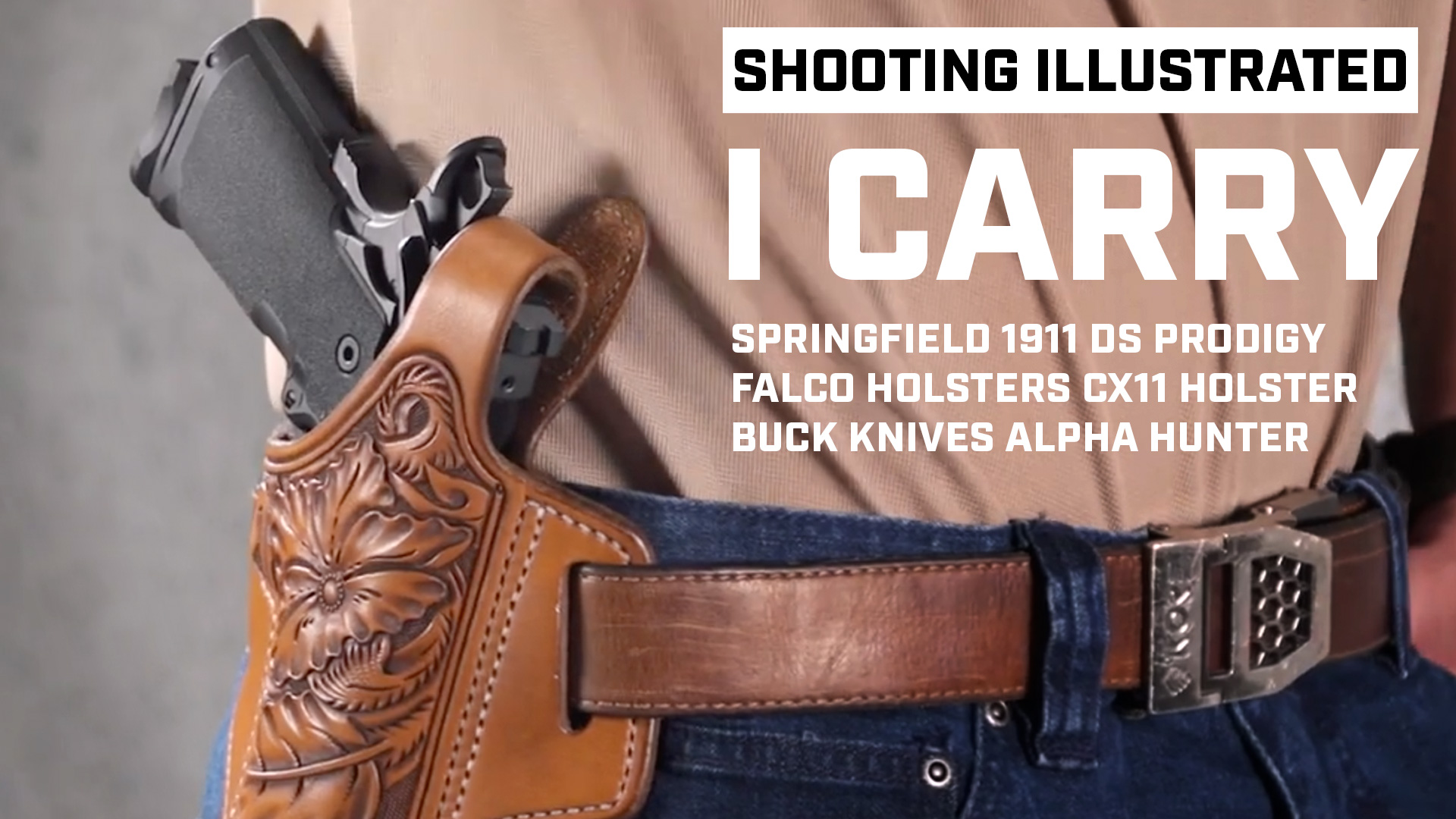 I Carry: Springfield Armory 1911 DS Prodigy AOS Pistol in a Falco Holster